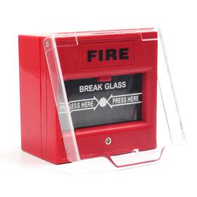 Why do fire alarm call points need covers